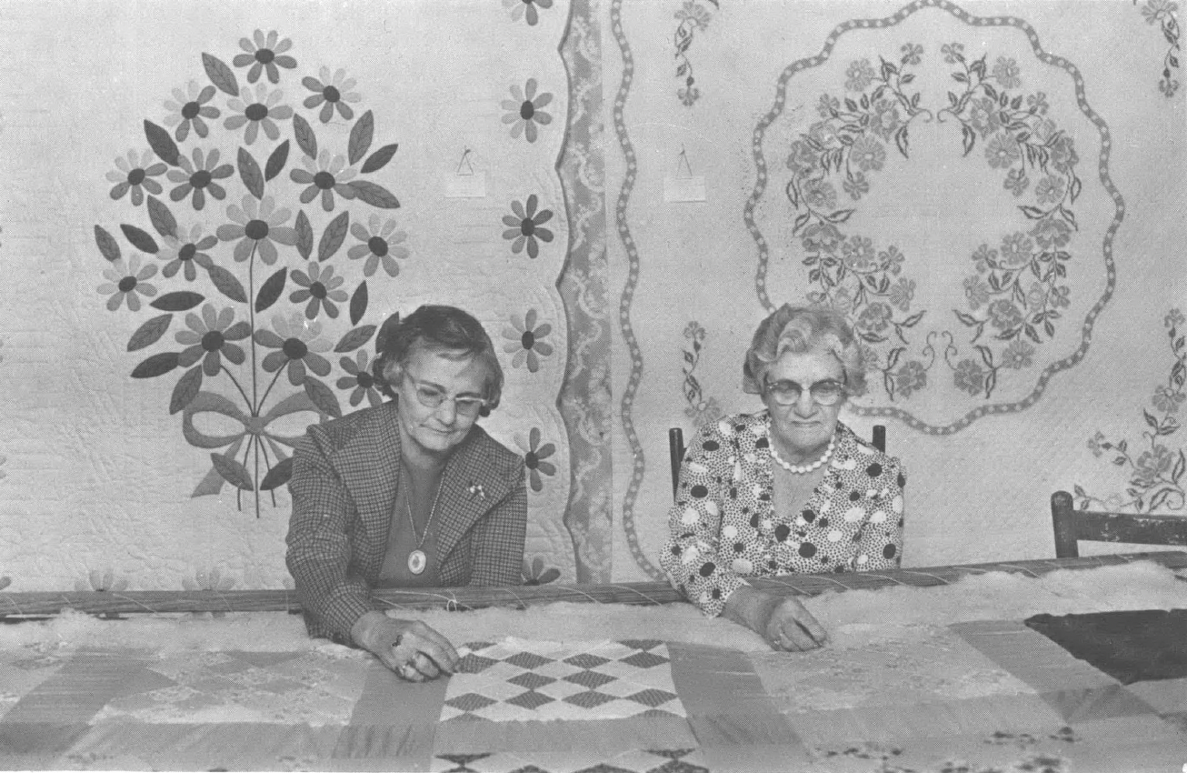 Quilting Women Facing South